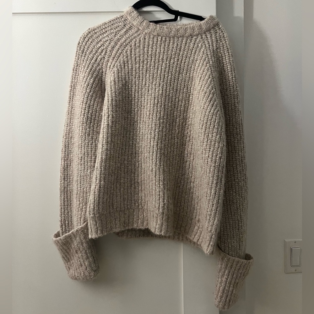 Frame Large Cuffed Raglan Sweater - Size Medium - Picture 3 of 6